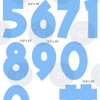 Alphakind Color of Your Choice Numbers - 14 Pieces - Image 30
