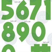 Alphakind Color of Your Choice Numbers - 14 Pieces - Image 15