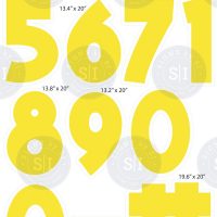 Alphakind Color of Your Choice Numbers - 14 Pieces - Image 14