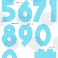 Alphakind Color of Your Choice Numbers - 14 Pieces - Image 29