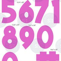 Alphakind Color of Your Choice Numbers - 14 Pieces - Image 22
