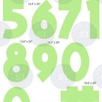 Alphakind Color of Your Choice Numbers - 14 Pieces - Image 26