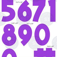 Alphakind Color of Your Choice Numbers - 14 Pieces - Image 20