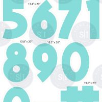 Alphakind Color of Your Choice Numbers - 14 Pieces - Image 28