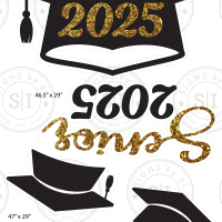 Class of 2025 Mixed Simple Stack 2 - 5 pieces