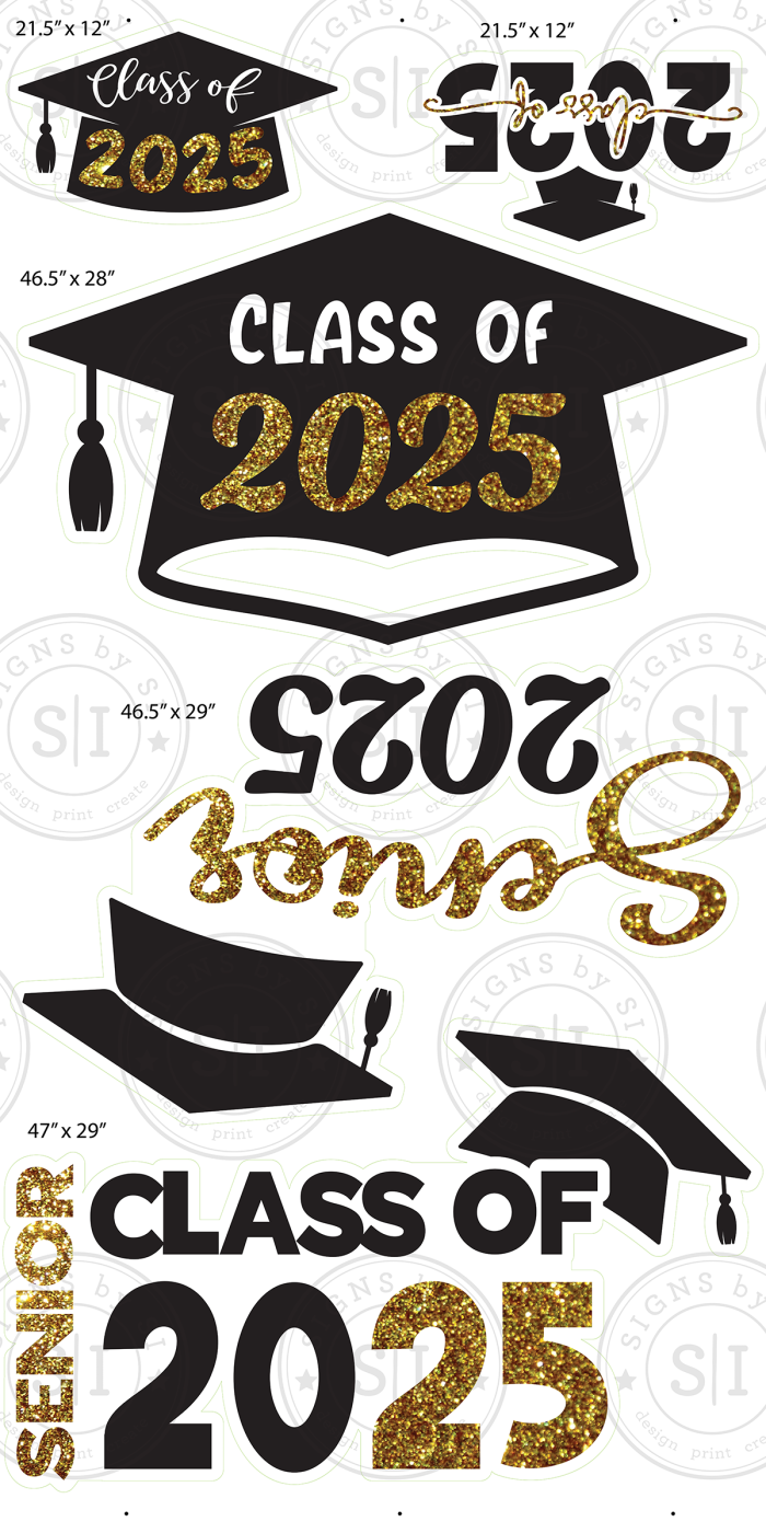 Class of 2025 Mixed Simple Stack 2 - 5 pieces - Image 2