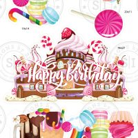 Happy Birthday Sweets Smart Set - 7 Pieces