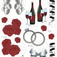 Silver Happy Anniversary Smart Set - 17 Pieces