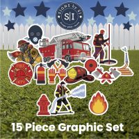 Firefighter Graphics Set - 15 Pieces - Image 2