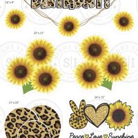 Sunflower Happy Birthday Smart Set - 10 Pieces