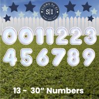 Iridescent Holographic Foil Balloon Font 30" Numbers - 13 Pieces - Image 3