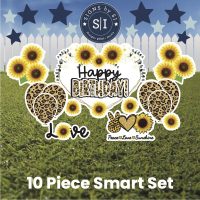 Sunflower Happy Birthday Smart Set - 10 Pieces - Image 2