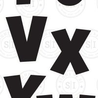 Luckiest Guy Color of Your Choice 24" Alphabet - 26 Pieces - Image 4