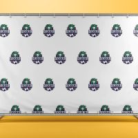 Vinyl Outdoor Step and Repeat Backdrop - Image 2