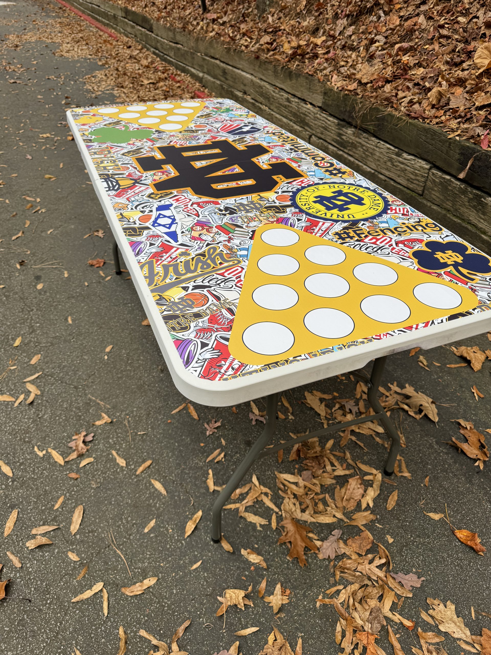 custom painted beer pong table  Beer pong table painted, Beer pong table  designs, Diy beer pong table