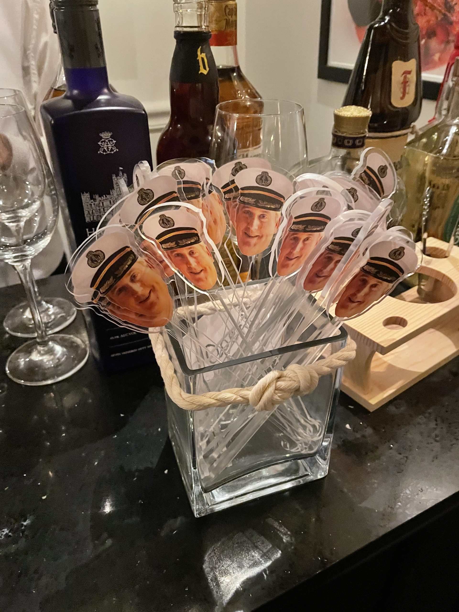 DIY Clear Acrylic Drink Stirrers- Cocktail Swizzle Stir Sticks with Es