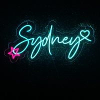 Name Acrylic Neon Sign | Birthday Party Neon Sign | Wedding Neon Sign | Sweet 16 Neon Sign | Bar Bat Mitzvah Neon Sign