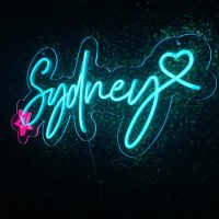 Name Acrylic Neon Sign | Birthday Party Neon Sign | Wedding Neon Sign | Sweet 16 Neon Sign | Bar Bat Mitzvah Neon Sign - Image 5
