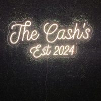 Last Name + Established Year Acrylic Neon Sign | Wedding Neon Sign | Engagement Party Neon Sign | Anniversary Neon Sign - Image 5