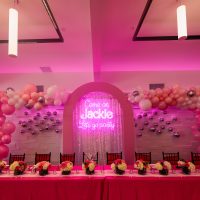 Custom Acrylic Layered + Neon Accent Sign In Board for Events, Wedding, Bar/Bat Mitzvahs - Image 2