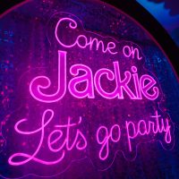 Custom Acrylic Layered + Neon Accent Sign In Board for Events, Wedding, Bar/Bat Mitzvahs - Image 11