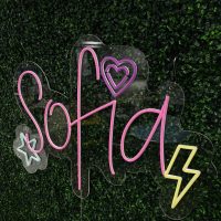 Name Acrylic Neon Sign | Birthday Party Neon Sign | Wedding Neon Sign | Sweet 16 Neon Sign | Bar Bat Mitzvah Neon Sign - Image 8