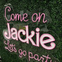 Custom Acrylic Layered + Neon Accent Sign In Board for Events, Wedding, Bar/Bat Mitzvahs - Image 5