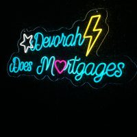 Acrylic Neon Business Name Sign - Image 5
