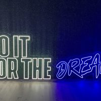 Acrylic Neon Business Name Sign