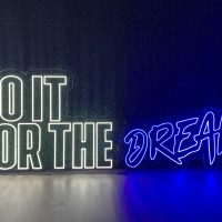 Acrylic Neon Business Name Sign - Image 3