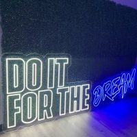Acrylic Neon Business Name Sign - Image 4