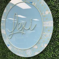 Custom Acrylic Layered + Neon Accent Sign In Board for Events, Wedding, Bar/Bat Mitzvahs - Image 4