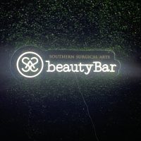 Acrylic Neon Business Name Sign - Image 4