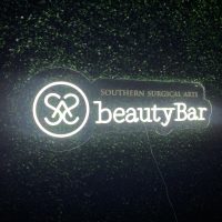 Acrylic Neon Business Name Sign - Image 5