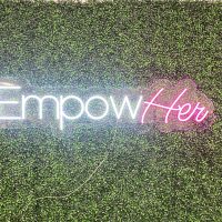 Acrylic Neon Business Name Sign - Image 9