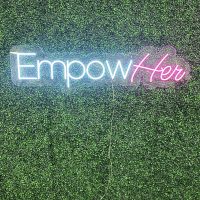 Acrylic Neon Business Name Sign - Image 10