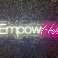 Acrylic Neon Business Name Sign - Image 3