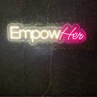 Acrylic Neon Business Name Sign