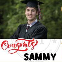 Custom Congrats Yard Sign - 24" Customized Graphic
