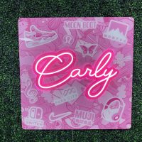 Custom Acrylic Layered + Neon Accent Sign In Board for Events, Wedding, Bar/Bat Mitzvahs - Image 4