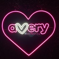 Custom Acrylic Layered + Neon Accent Sign In Board for Events, Wedding, Bar/Bat Mitzvahs - Image 5