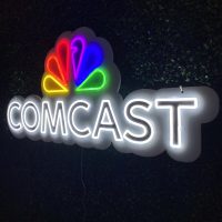 Acrylic Neon Business Name Sign - Image 4