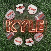 Custom Acrylic Layered + Neon Accent Sign In Board for Events, Wedding, Bar/Bat Mitzvahs - Image 2