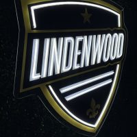 Lindenwood Soccer Badge Neon Sign - Image 3