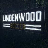 Lindenwood Soccer Logo Neon Sign - Image 9