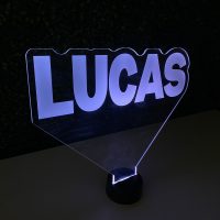 LED Acrylic Light Up Display Centerpiece - Create Your Own With Photo, Text, Logo or Design - Sweet 16, Birthday, Bar/Bat Mitzvah, Weddings, Graduation - Image 5