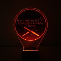 LED Acrylic Light Up Display Centerpiece - Create Your Own With Photo, Text, Logo or Design - Sweet 16, Birthday, Bar/Bat Mitzvah, Weddings, Graduation - Image 3