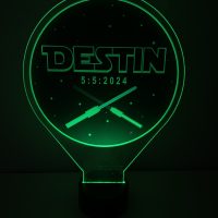 LED Acrylic Light Up Display Centerpiece - Create Your Own With Photo, Text, Logo or Design - Sweet 16, Birthday, Bar/Bat Mitzvah, Weddings, Graduation - Image 8