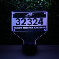 LED Acrylic Light Up Display Centerpiece - Create Your Own With Photo, Text, Logo or Design - Sweet 16, Birthday, Bar/Bat Mitzvah, Weddings, Graduation - Image 3