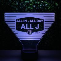 LED Acrylic Light Up Display Centerpiece - Create Your Own With Photo, Text, Logo or Design - Sweet 16, Birthday, Bar/Bat Mitzvah, Weddings, Graduation